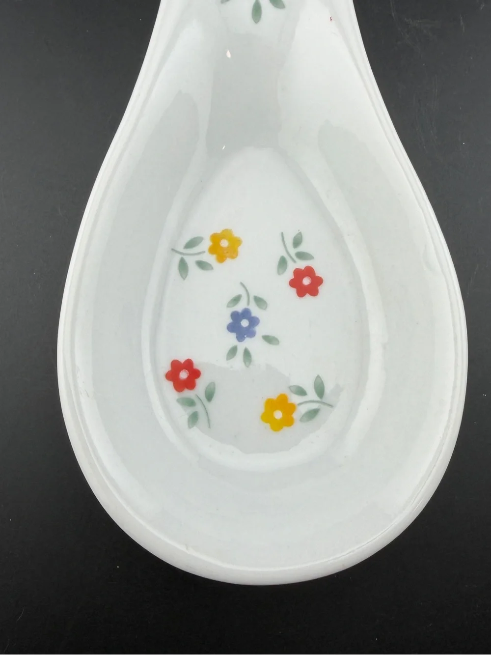 Corelle English Meadow Stoneware Spoon Rest Petite Flowers 8”x3”x1” Cottage Core